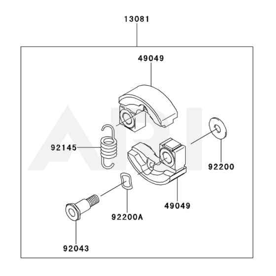 P.T.O Equipment for Kawasaki KTFR27A String Trimmers