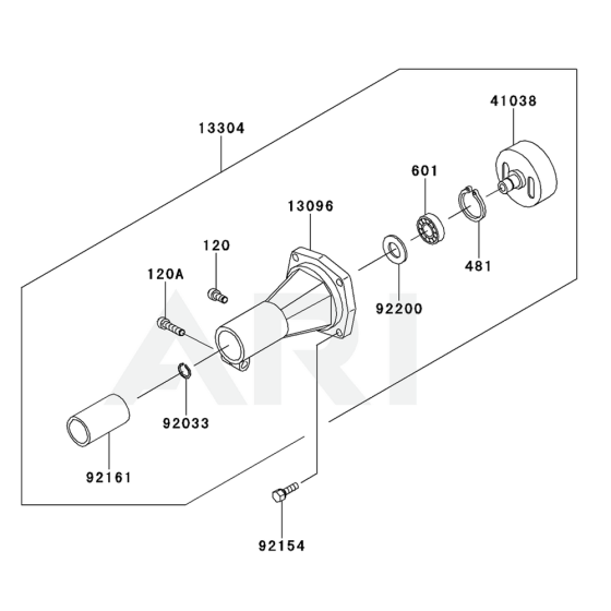 Housing for Kawasaki KTFR27A String Trimmers