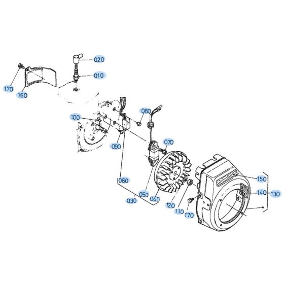 Magneto Assembly for Kubota AT55 Tiller