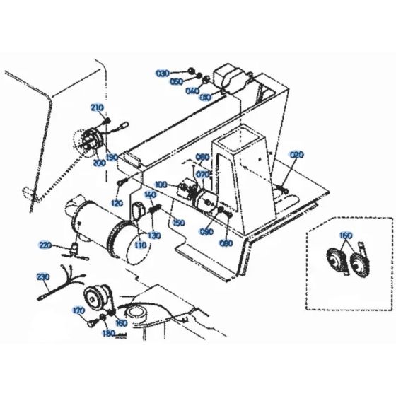 Regulator Assembly for Kubota KH101 Mini Excavator