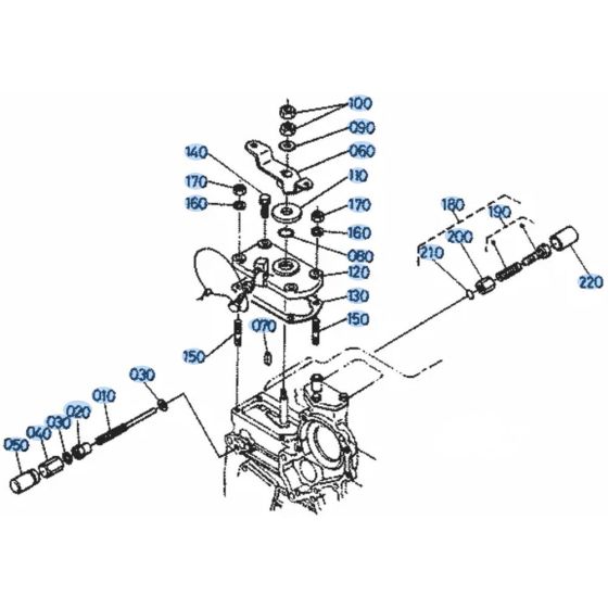 Speed Control Plate Assembly for Kubota KH101 Mini Excavator