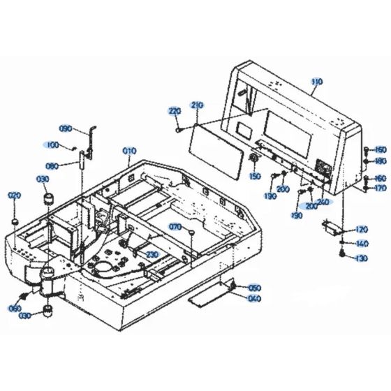 Swivel Frame Assembly for Kubota KH101 Mini Excavator
