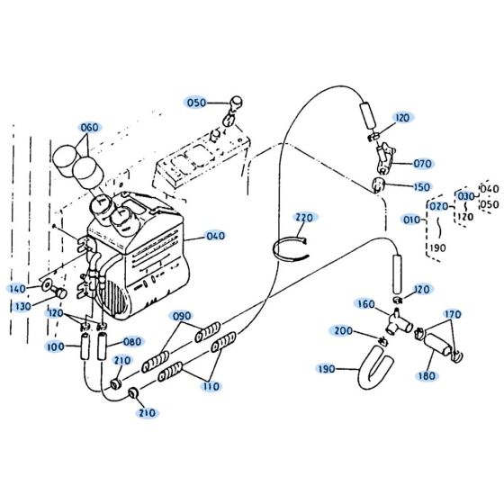 Heater Assembly for Kubota KH35