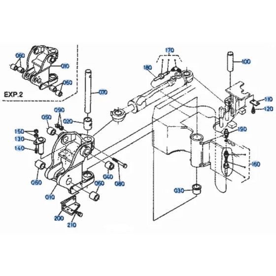 Swing Bracket for Kubota KH36