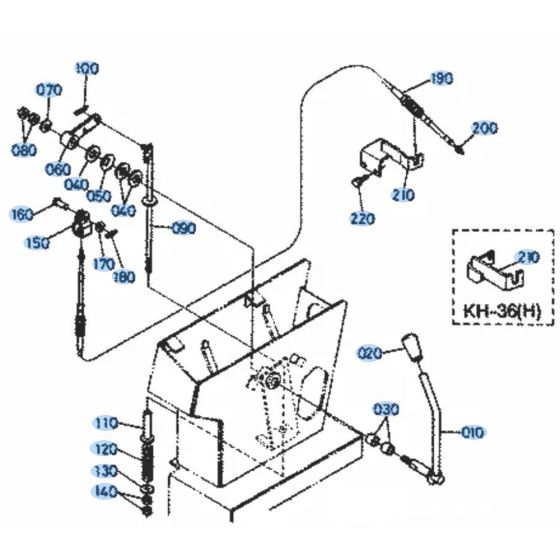 Accelerator Lever for Kubota KH36