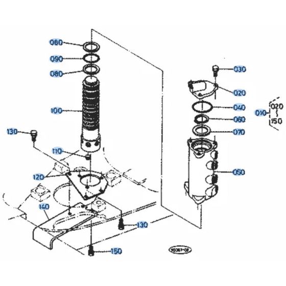 Rotary Joint for Kubota KH36