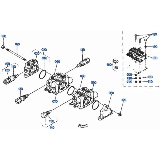 Control Valve for Kubota KH36