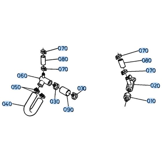 Water Pipe Assembly for Kubota