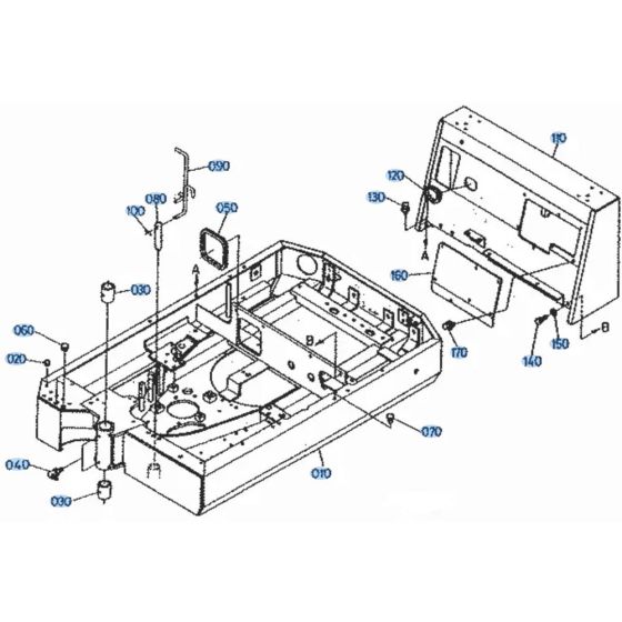 Swivel Frame Assembly for Kubota