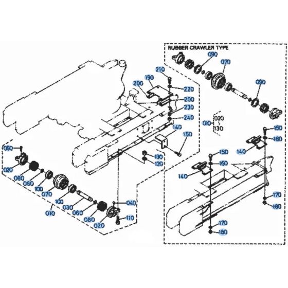 Track Roller Assembly for KH36