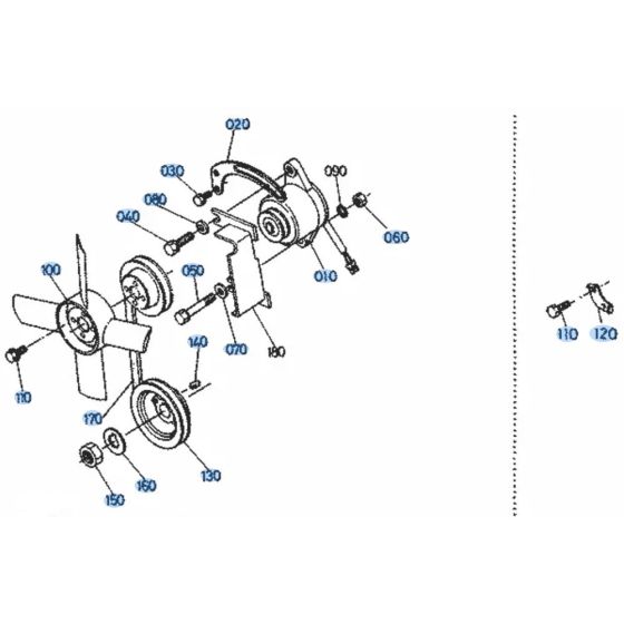 Dynamo Assembly for Kubota KH36