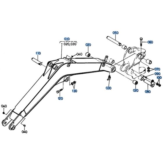 Boom Assembly for Kubota KH41