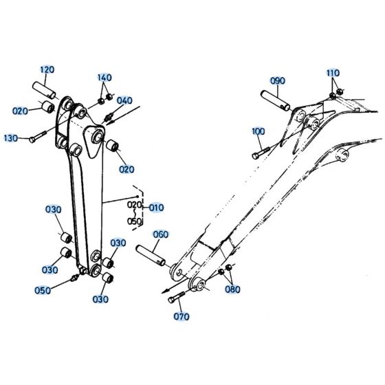 Arm Assembly for Kubota KH41