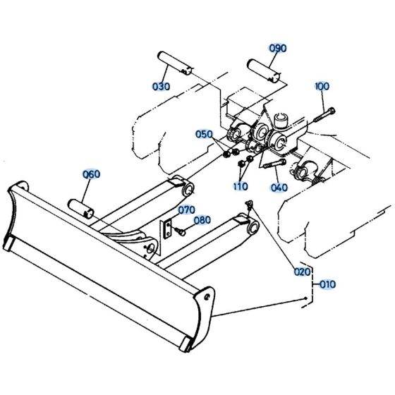 Dozer Assembly for Kubota KH41
