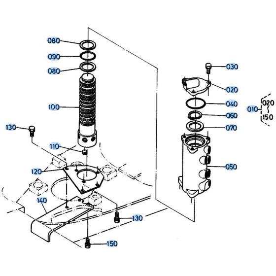 Rotary Joint for Kubota KH41
