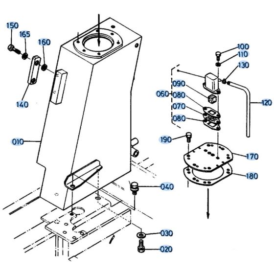Oil Tank Assembly for Kubota KH41
