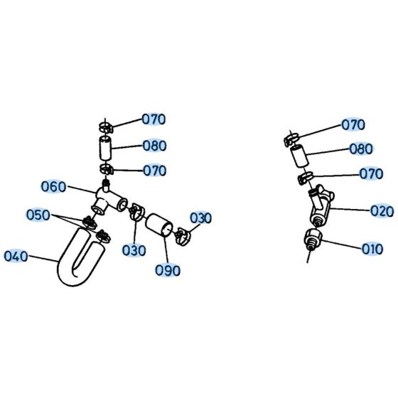 Water Pipe Assembly for Kubota KH41