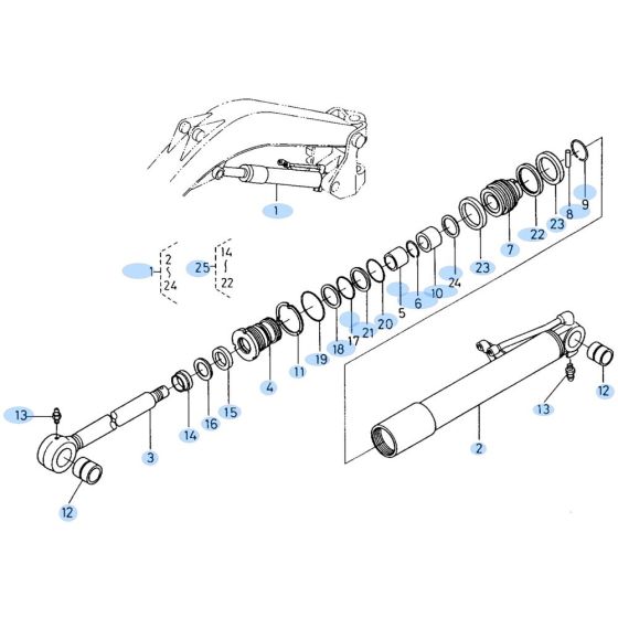 Boom Cylinder Assembly