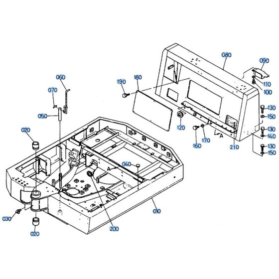 Swivel Frame Assembly for Kubota KH66 Mini Excavator