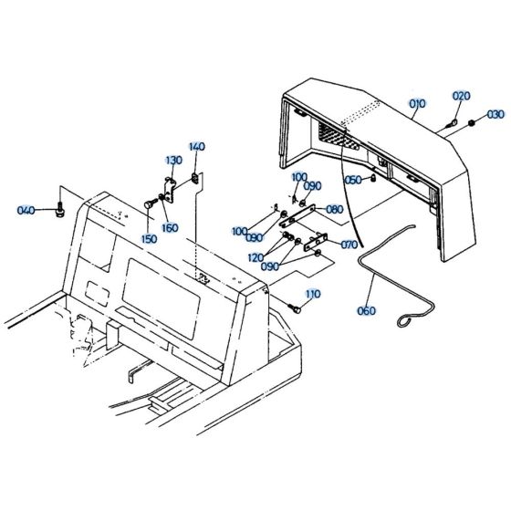 Bonnet Assembly for Kubota KH66 Mini Excavator