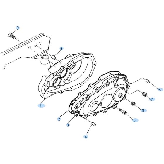 Drive Gear Case Assembly for Kubota KH90 Mini Excavator