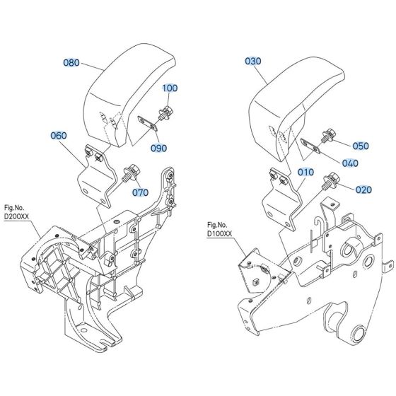 Armrest Assembly for Kubota KX040-5 Mini Excavator