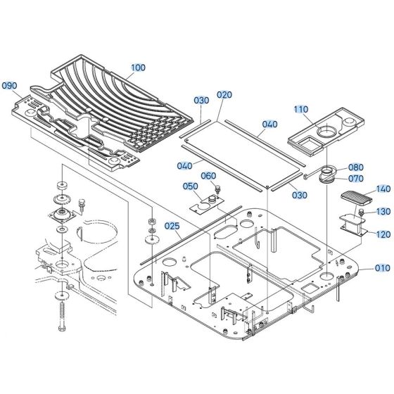 Step Assembly for Kubota KX080-3 Mini Excavator