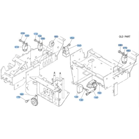 Relay Assembly for Kubota KX121-3 Mini Excavator