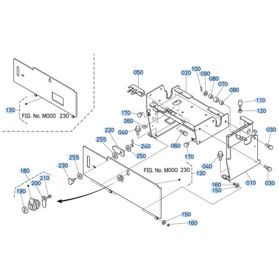 Seat Support Assembly for Kubota KX121-3 Mini Excavator