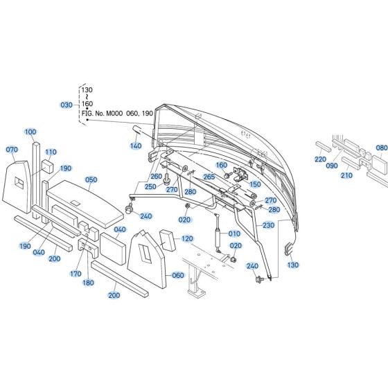 Bonnet Assembly for Kubota KX121-3 Mini Excavator