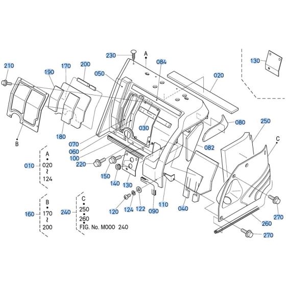Bonnet Assembly for Kubota KX161-3s Mini Excavator