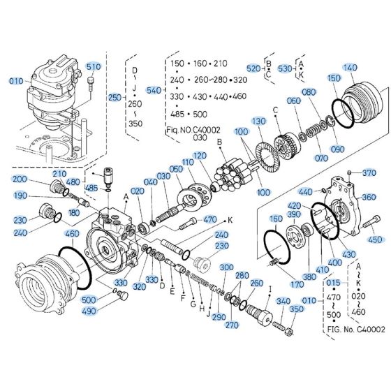 Swivel Motor Assembly for Kubota KX91-3s Mini Excavator