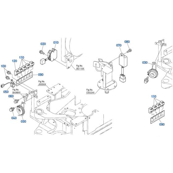 Relay, Horn Assembly for Kubota