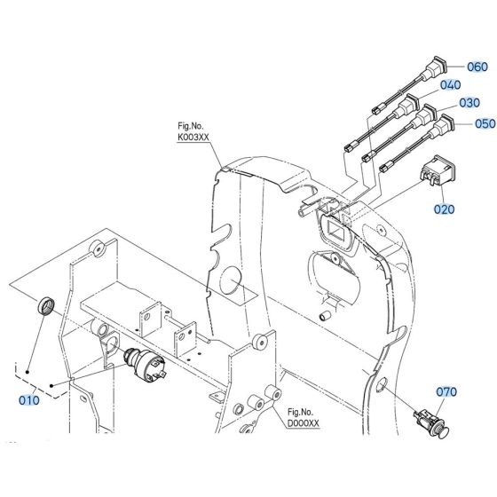 Instrument Panel for Kubota U10-5