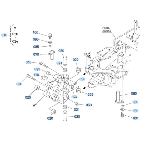 Swing Bracket for Kubota U10-5