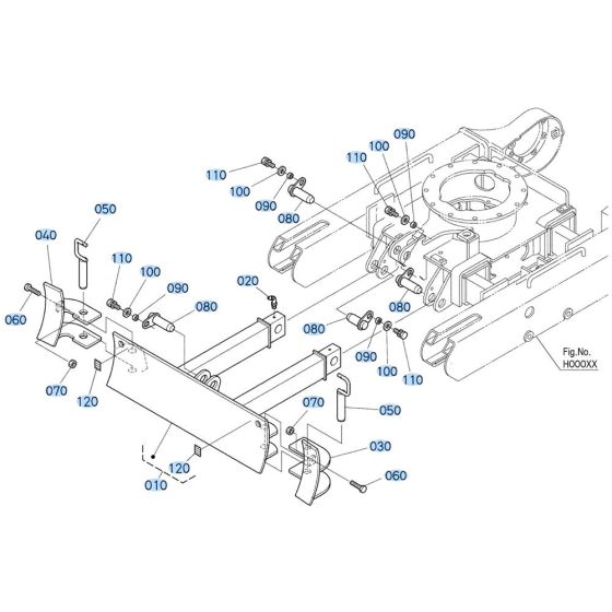 Dozer Assembly for Kubota U10-5