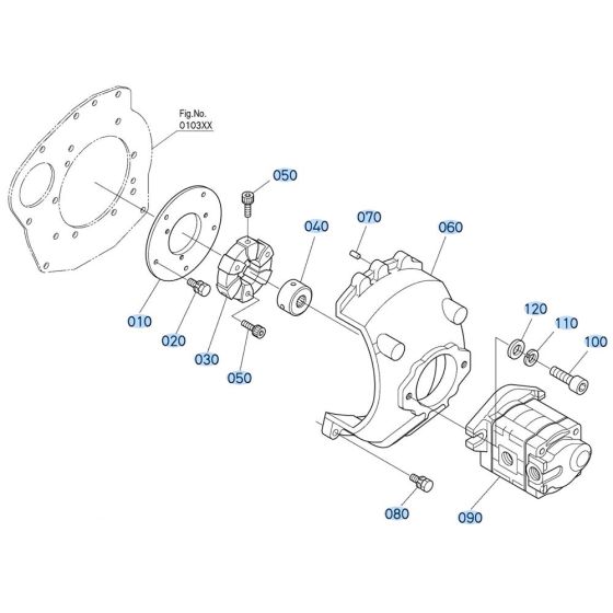 Pump Housing for Kubota U10-5