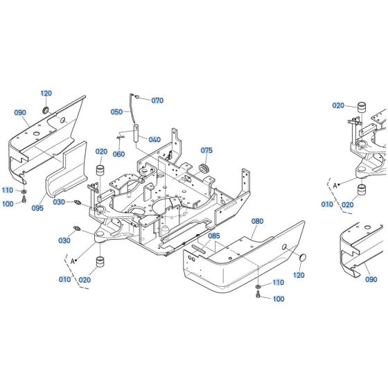 Swing Frame for Kubota U10-5