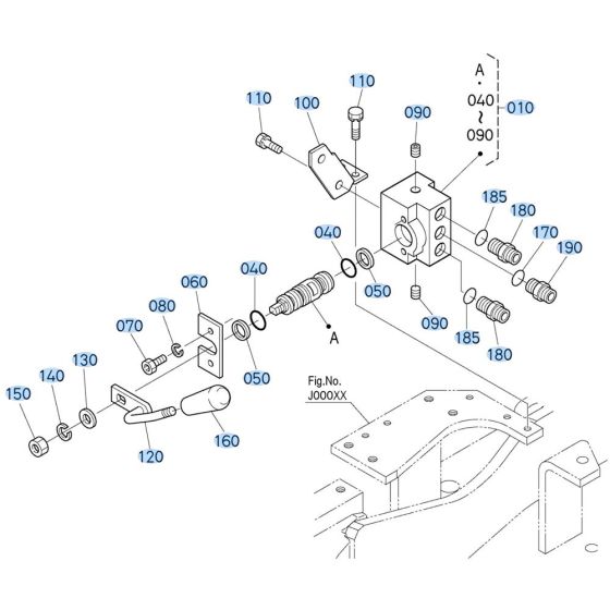 Change Valve Assembly for Kubota