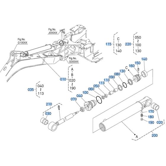 Boom Cylinder Assembly