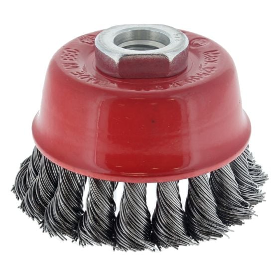 Steel Twist Knot Cup Brush 66mm x M14