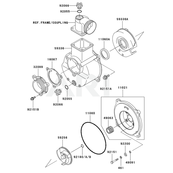 Housing for Kawasaki KWS30A Pump