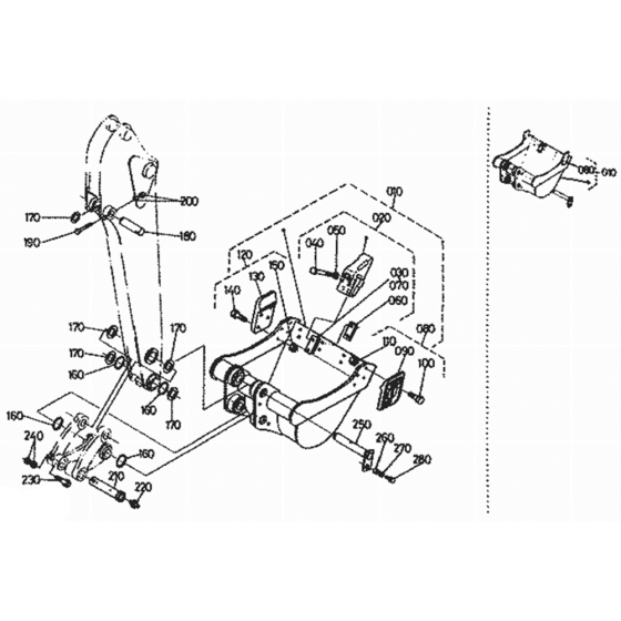 Bucket for Kubota KX101 Mini Excavator