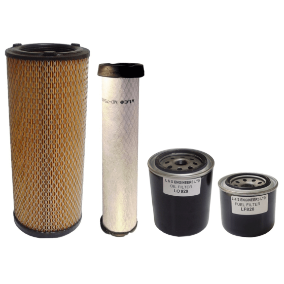 Filter Service Kit for Kubota KX121-3 Alpha, KX161-3 Alpha Mini Diggers/Excavators