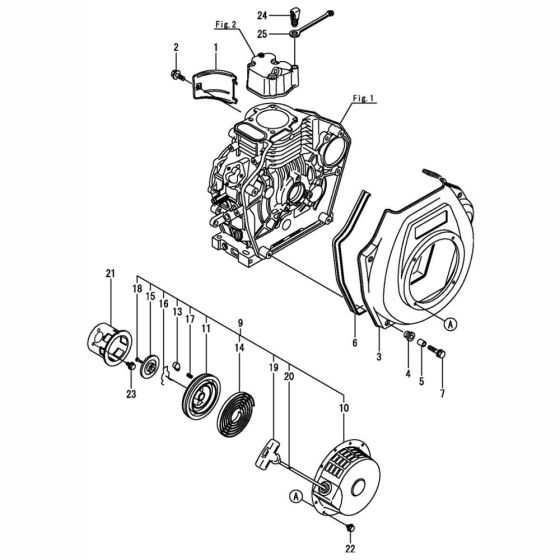 Cooling and Starting Device Assembly for Yanmar L48N Engine