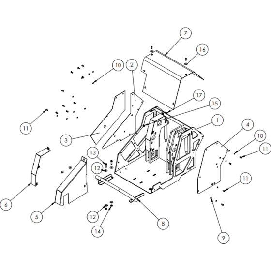 Guard Assembly for Camon LA25 Lawn Aerators