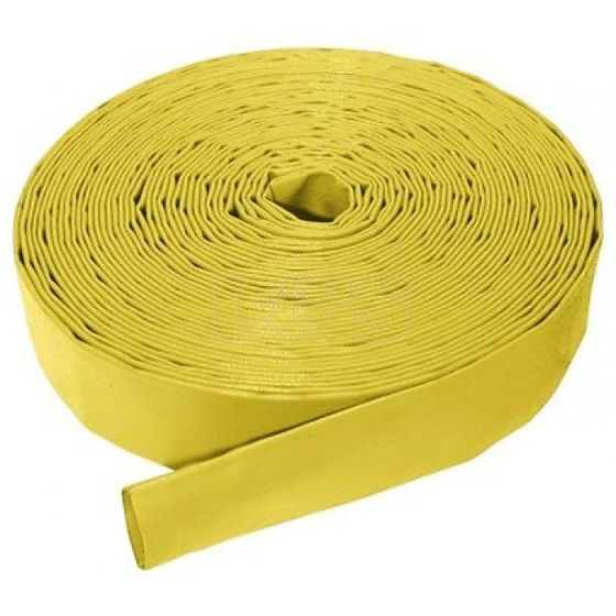 Layflat Delivery Hose 4" x 10m Yellow - Heavy Duty