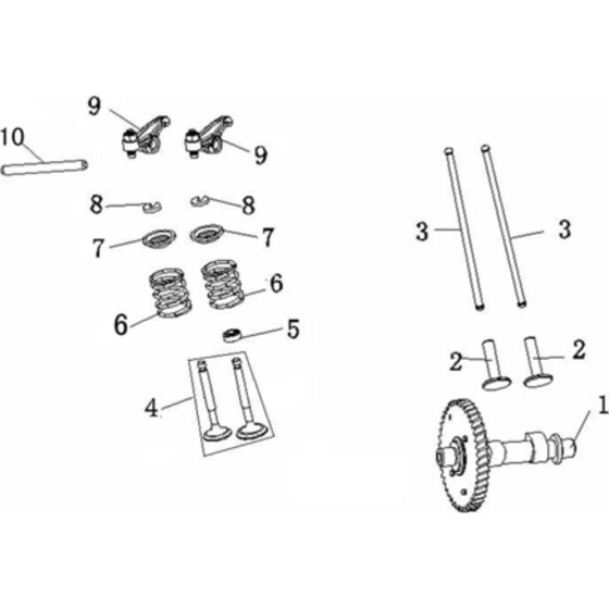 Gas Distribution Adjustment Assembly for Loncin LC2000i-S- Synchronising Generator