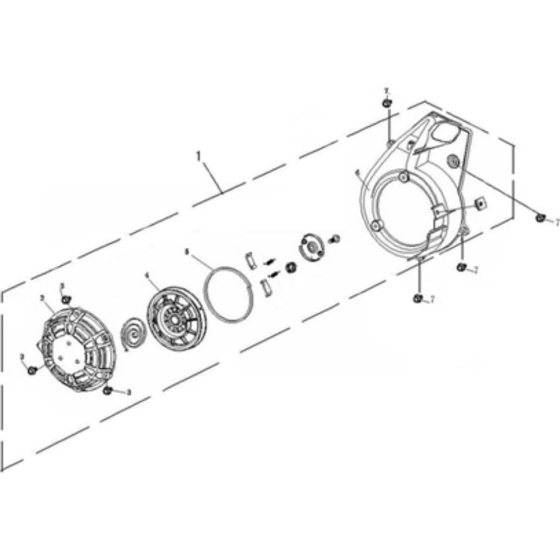 Starter Sub Assembly for Loncin LC2000i Generator