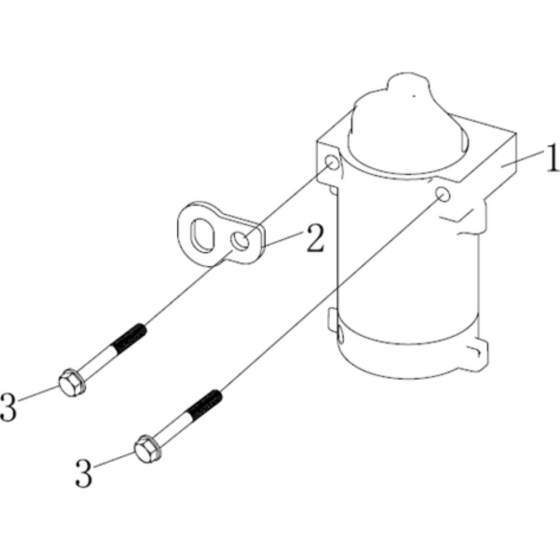 Starting Motor Assembly for Loncin LC2P80F (764cc, 19.3hp) V-Twin Series Engine